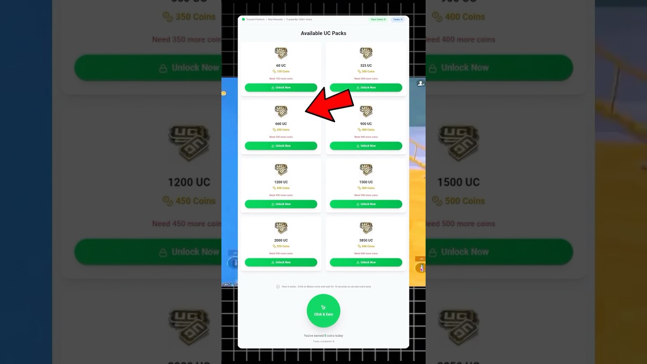 How to Get Free UC in BGMI 💰 | 100% Working #freeuc#bgmiuc#bgmiupdate#bgmihack