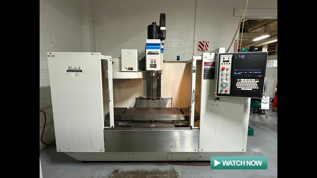 Prototyping & Heavy Steel Processing Lot 420 - 1996 FADAL VMC 4020HT, CNC VERTICAL MACHINING CENTER