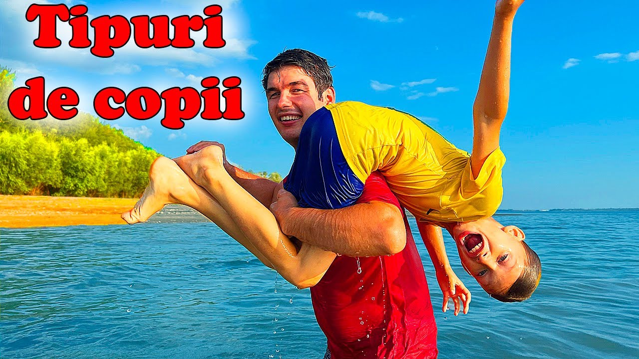 TIPURI de COPII👶 la PLAJĂ🌴/ Sketch amuzant😂