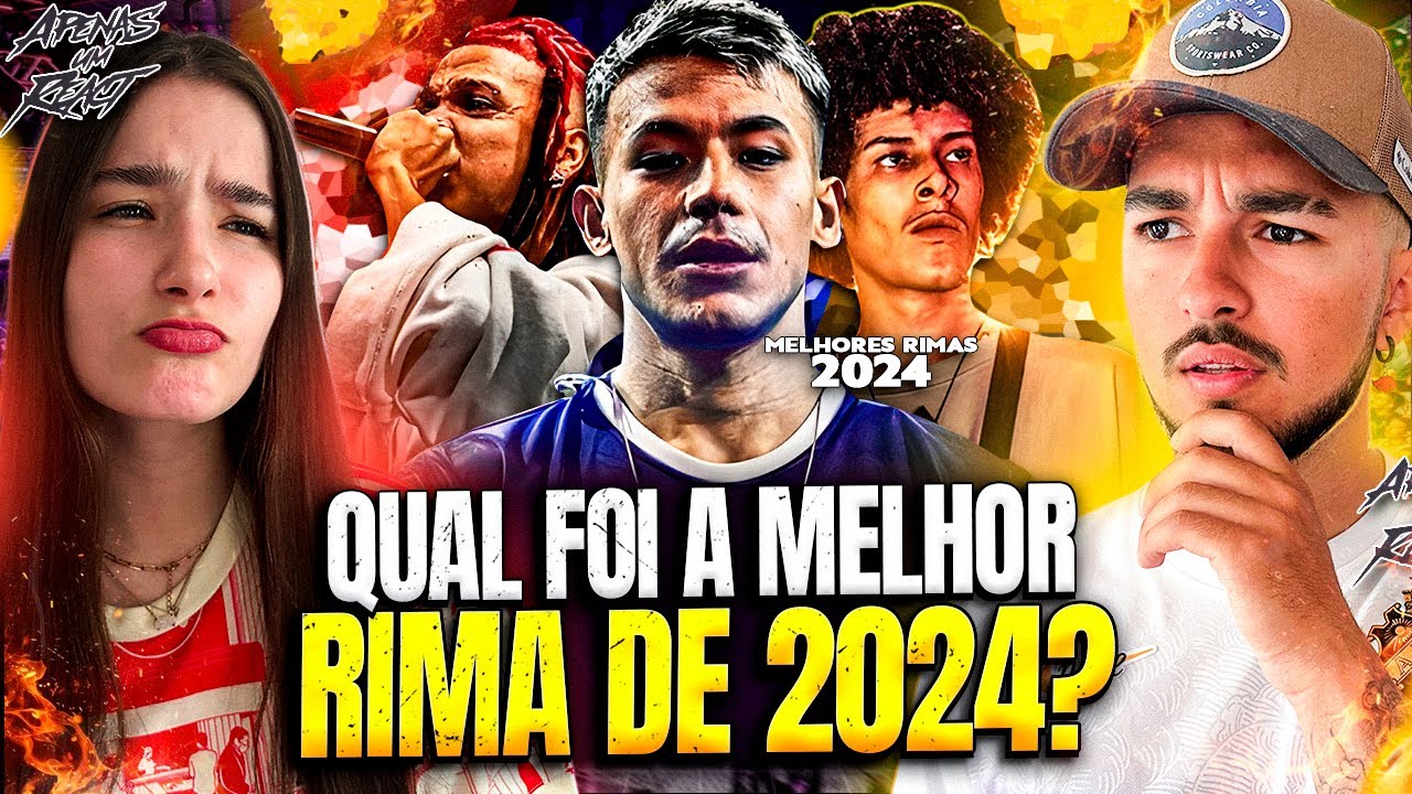100 MELHORES RIMAS de 2024! | Expresso da Rima | Apenas um react