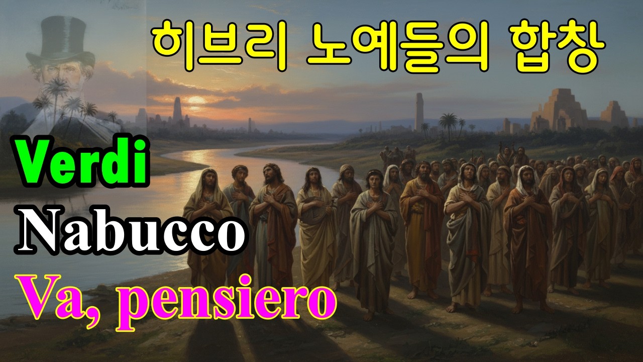 Verdi, Nabucco : Va, pensiero. 베르디의 오페라 나부코 중 날아라, 생각아(히브리 노예들의 합창), The best classical music, 치유음악