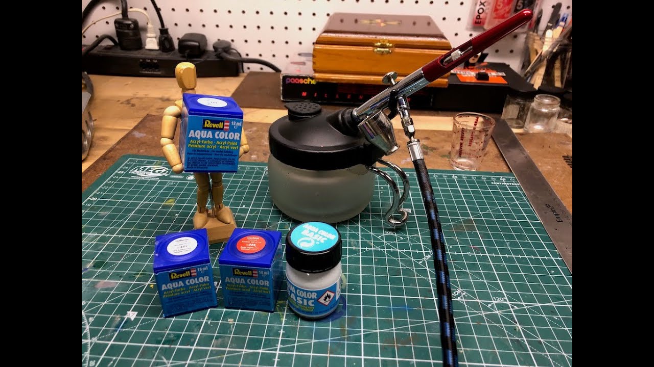 Airbrushing Revell Aquacolor