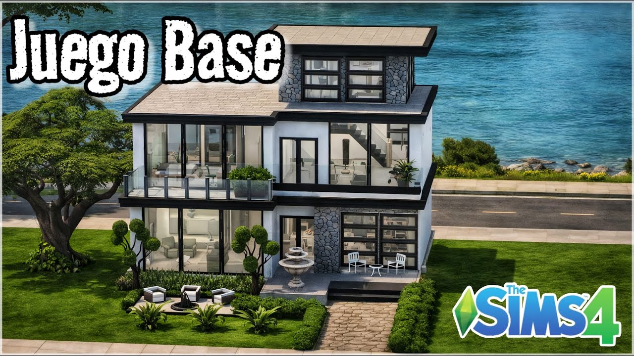 ´´Construí una Casa Moderna solo con el JUEGO BASE´´ THE SIMS 4 BASE GAME