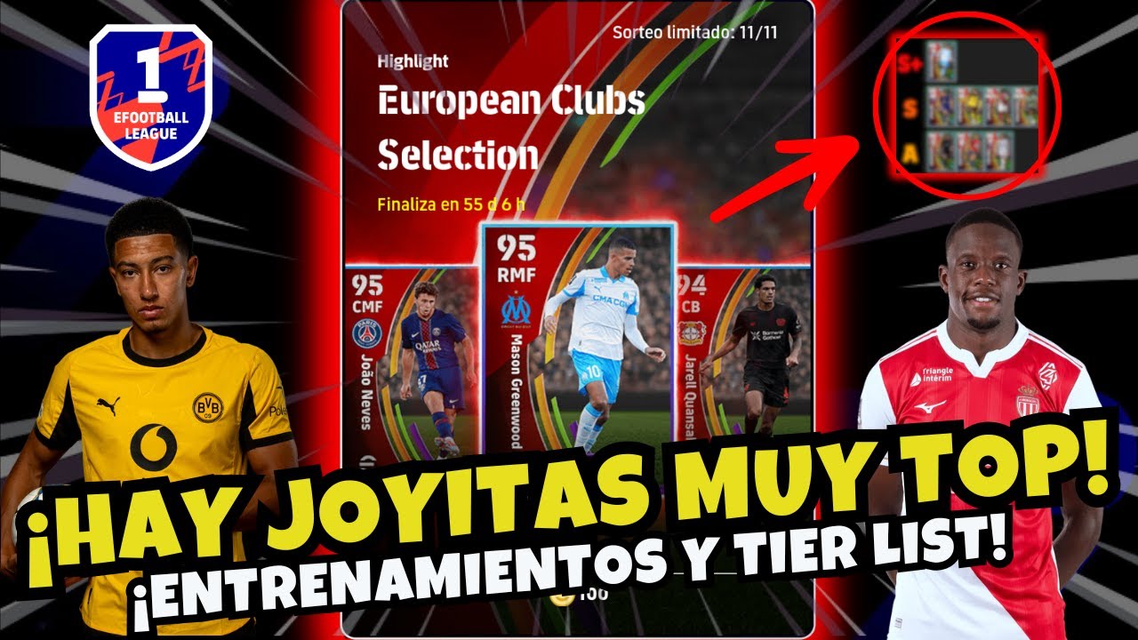 🔥 &iexcl;EUROPEAN CLUBS SELECTION! &iquest;VALE LA PENA? 🔥 | ENTRENAMIENTOS Y TIER LIST | EFOOTBALL 2026