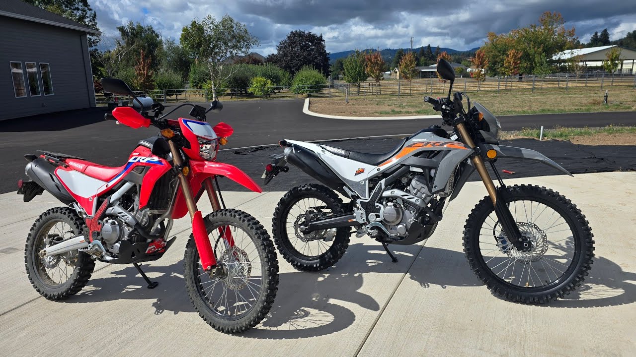 23 Honda CRF 300LS (низкое седло) против 24 Honda CRF 300L Dual Sport / Новичок на 300LS впервые!