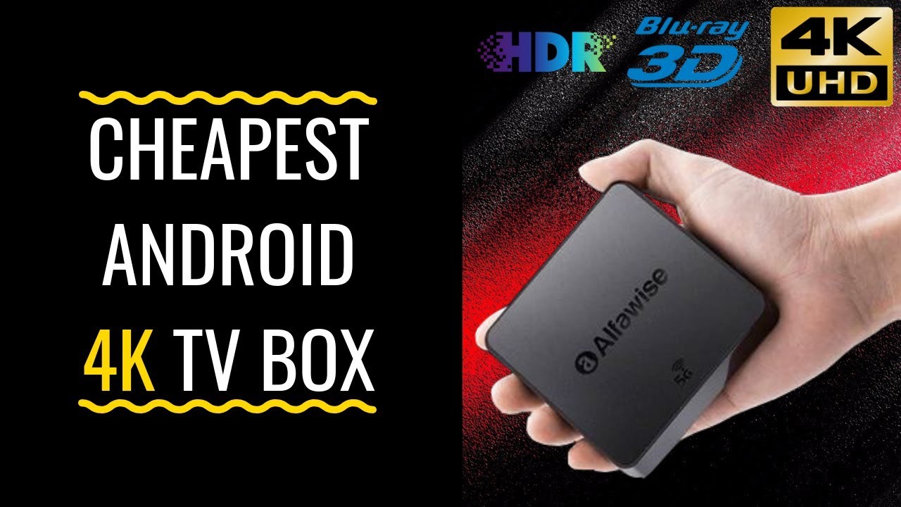 Cheapest & Best Android 4K TV Box For Only 29$ Alfawise A8 Pro