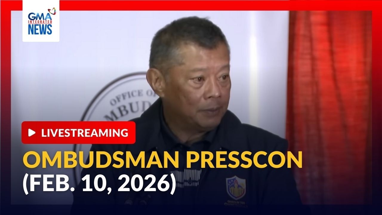 LIVE - Ombudsman press conference (Feb. 10, 2026) - Replay | GMA Integrated News