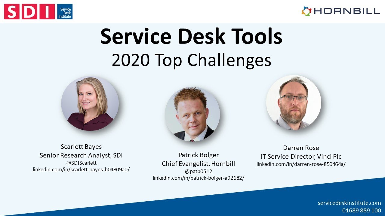 Service Desk Tools &ndash; Top Challenges 2020