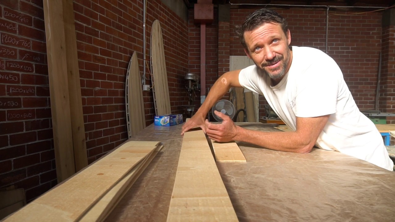 How to build a hollow wooden surfboard part 5
