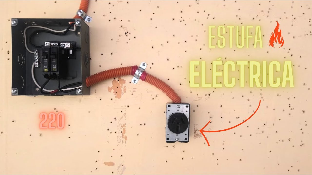 APRENDE FÁCIL A INSTALAR ESTUFA ELÉCTRICA 220 - tutorial