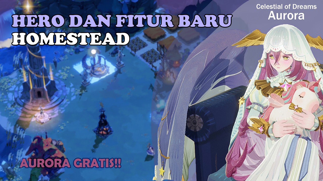 HERO BARU CELESTIAL AURORA DAN FITUR HOMESTEAD - AFK Journey: Homestead
