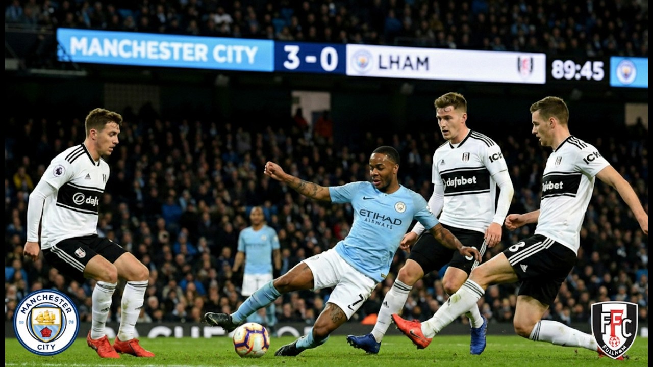 Manchester City 3–0 Fulham | Full Match Highlights