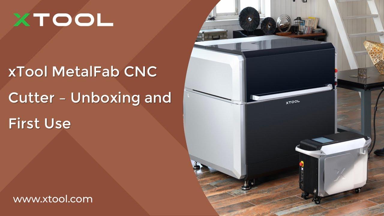 xTool MetalFab CNC Cutter - Unboxing and First Use