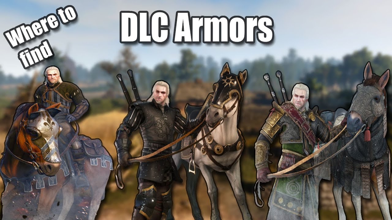 Temerian, Nilfgaardian and Undvik armor for Geralt and Roach LOCATION-Witcher 3 (DLC)