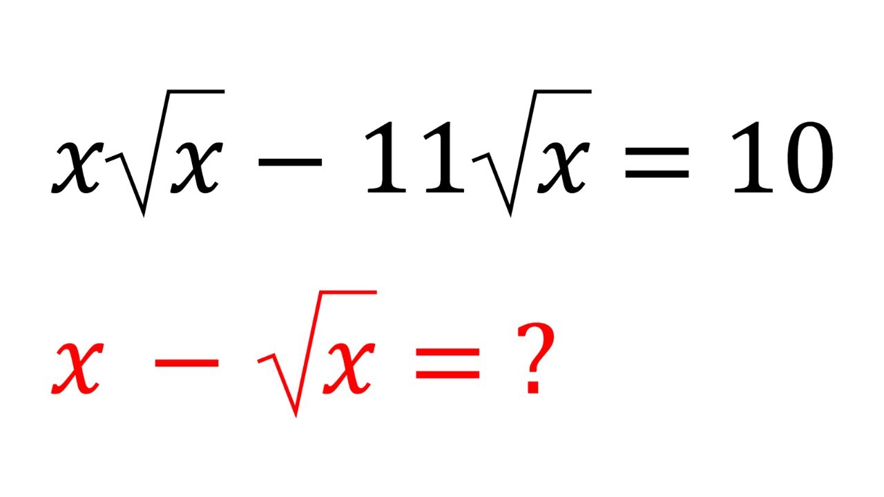Let's Evaluate a Radical Expression