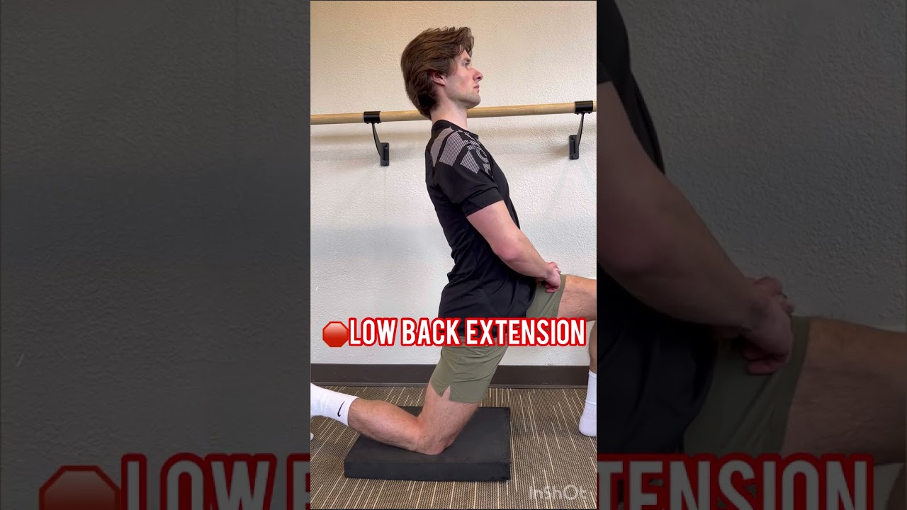 ⭐️True Hip Flexor Stretch (Simple Fix For Lasting Results) #shorts