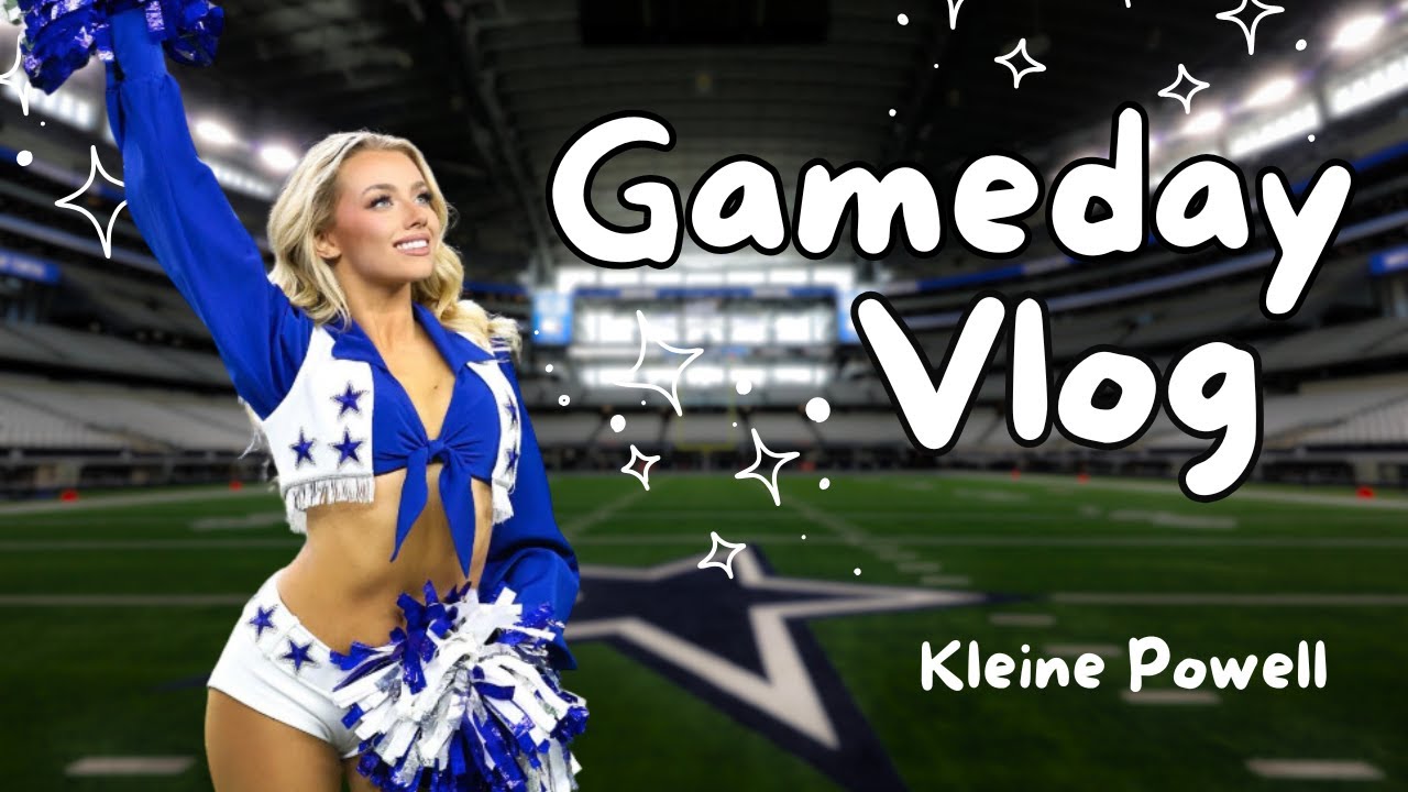 GAMEDAY VLOG | Dallas Cowboys Cheerleaders | GRWM | Salute to Service Halftime | DAL vs PHI