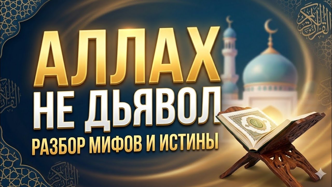 🔥АЛЛАХ НЕ ДЬЯВОЛ!? НЕ САТАНА И НЕ ОТЕЦ ЗЛА!? А КТО ЖЕ!?