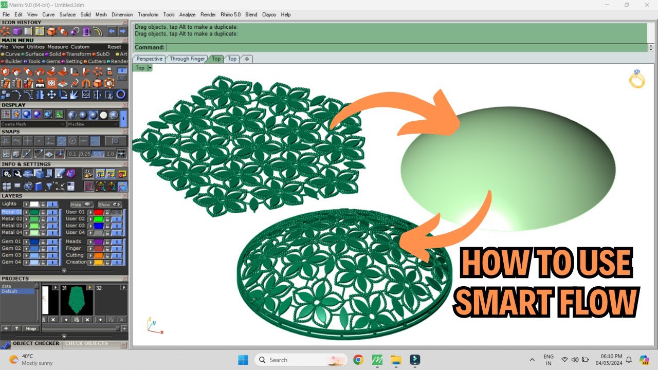 How To Use Smart Flow Tools Jewellery Design Matrix 9 (Unity Institute)