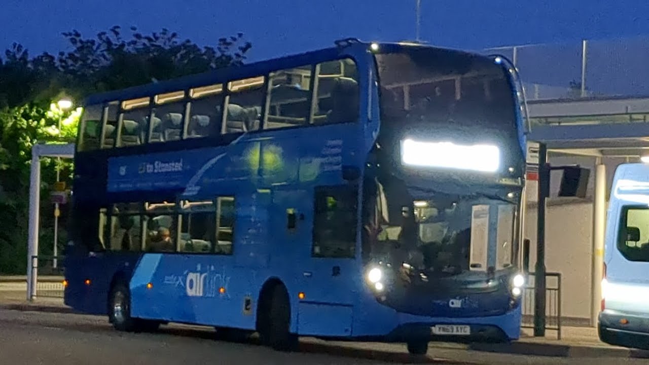 *Turbo Squeal and Reinstated* First Essex Scania N250UD Enviro 400MMC YN69 XXW 36839 Route x30