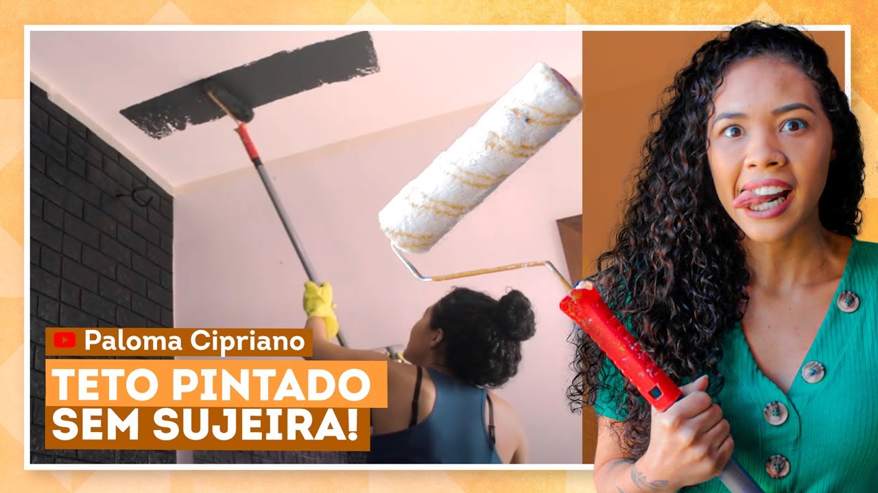 Como pintar teto: dicas de pintura com Paloma Cipriano
