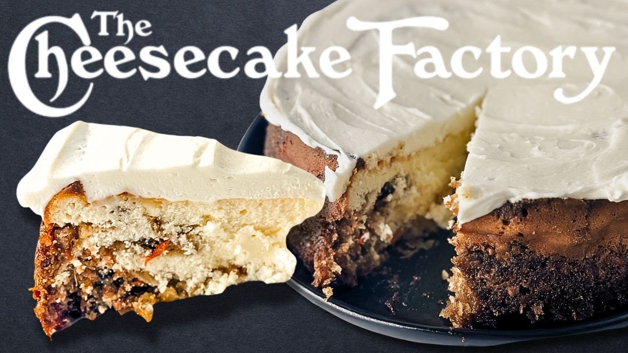 Copycat Carrot Cake Cheesecake from The Cheesecake Factory 😋