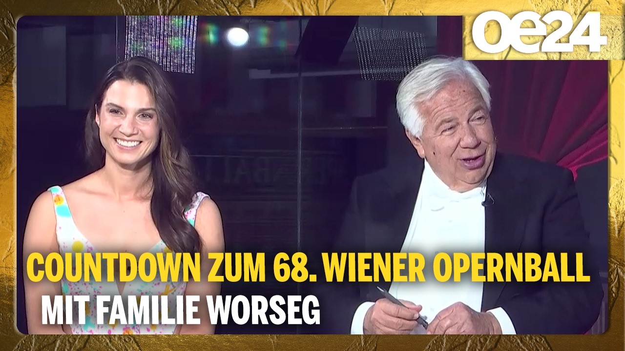 Countdown zum großen 68. Wiener Opernball mit Familie Worseg
