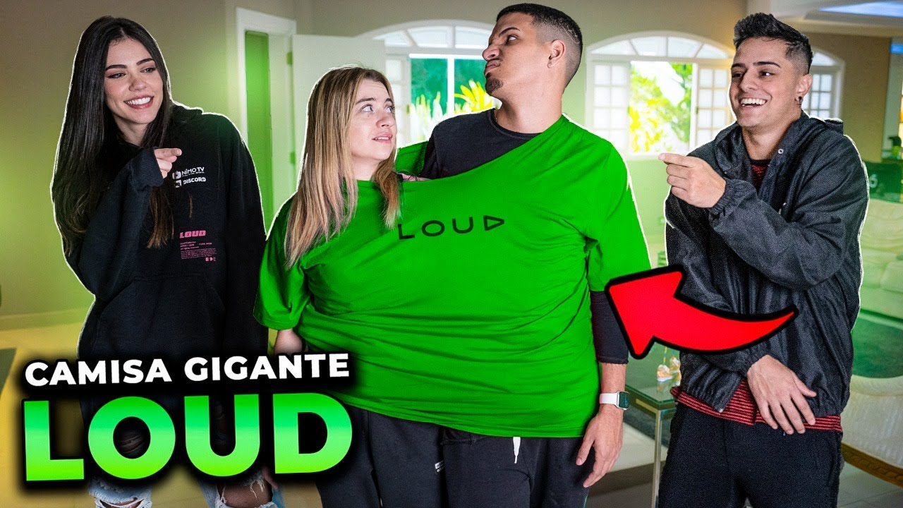 ELES FICARAM JUNTOS NA CAMISA GIGANTE POR 24H NA LOUD!!