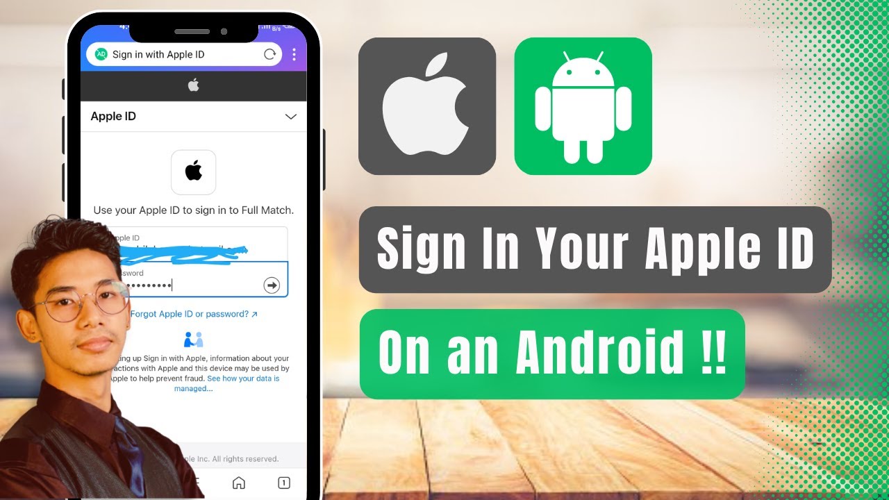 How to Login Apple ID on Android !
