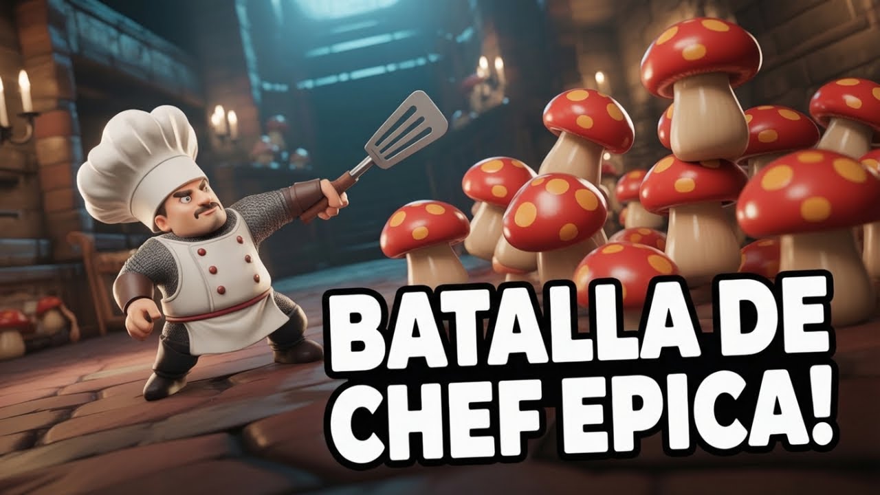 Peleo con los ingredientes para cocinar la mejor comida! - Chef Knight
