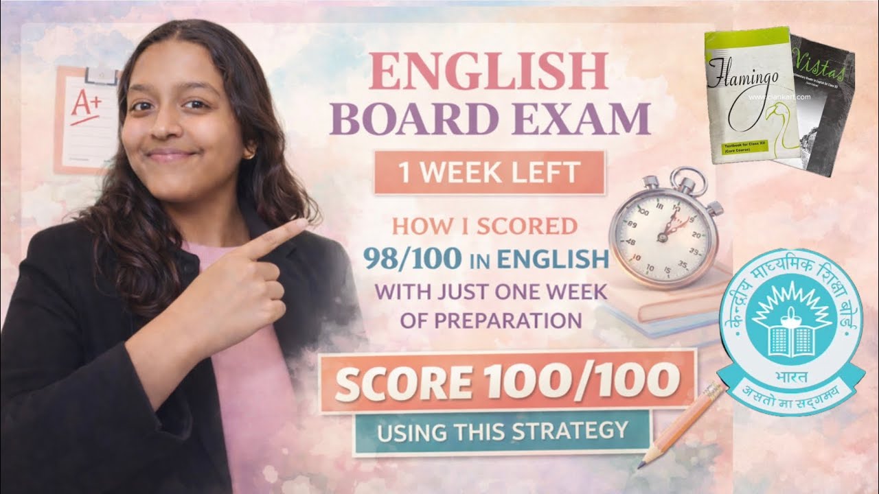 Sharing my strategy which got me 98/100 in my English board exams, so that you can get a 100!!!