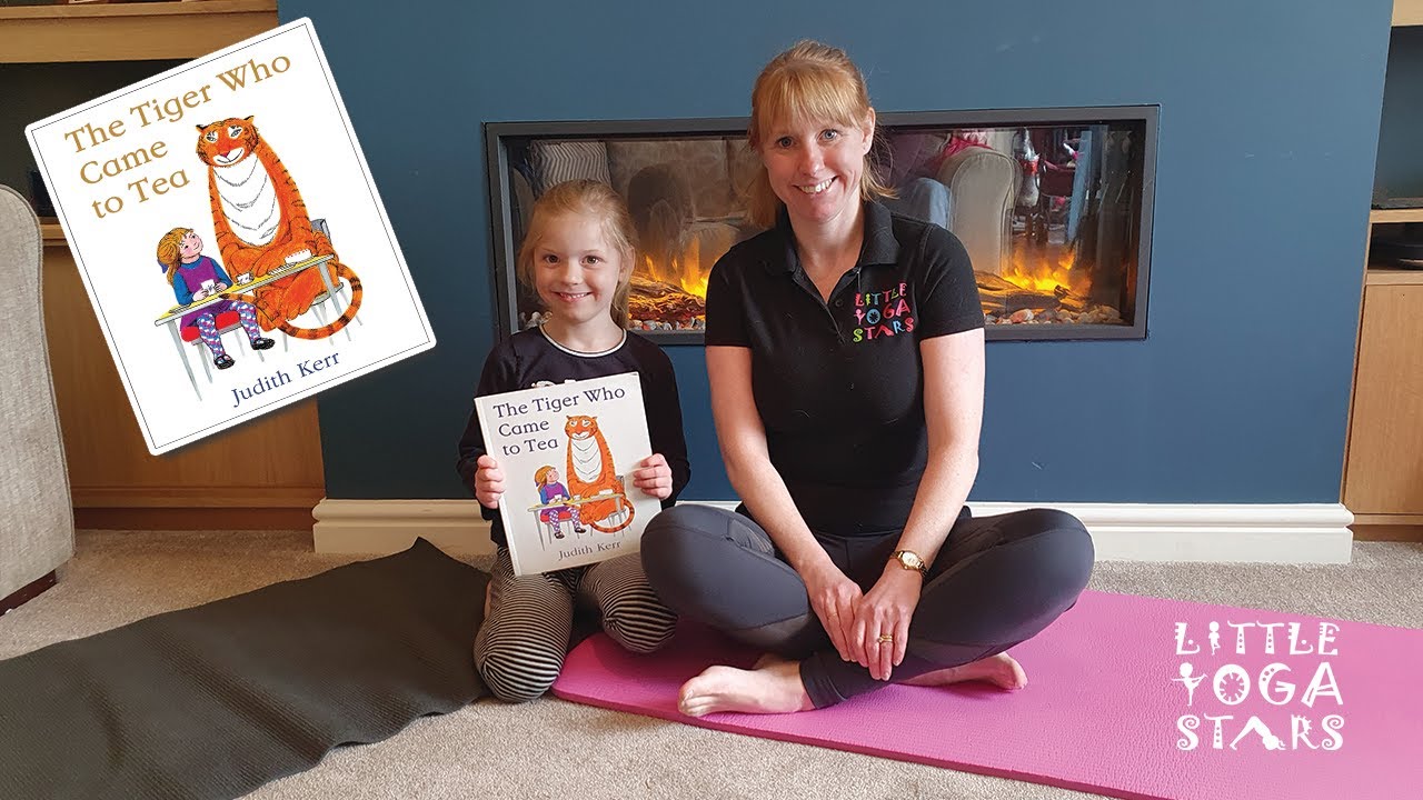 Episode 12 - The Tiger Who Came to Tea | Kids Yoga for Children by Little Yoga Stars