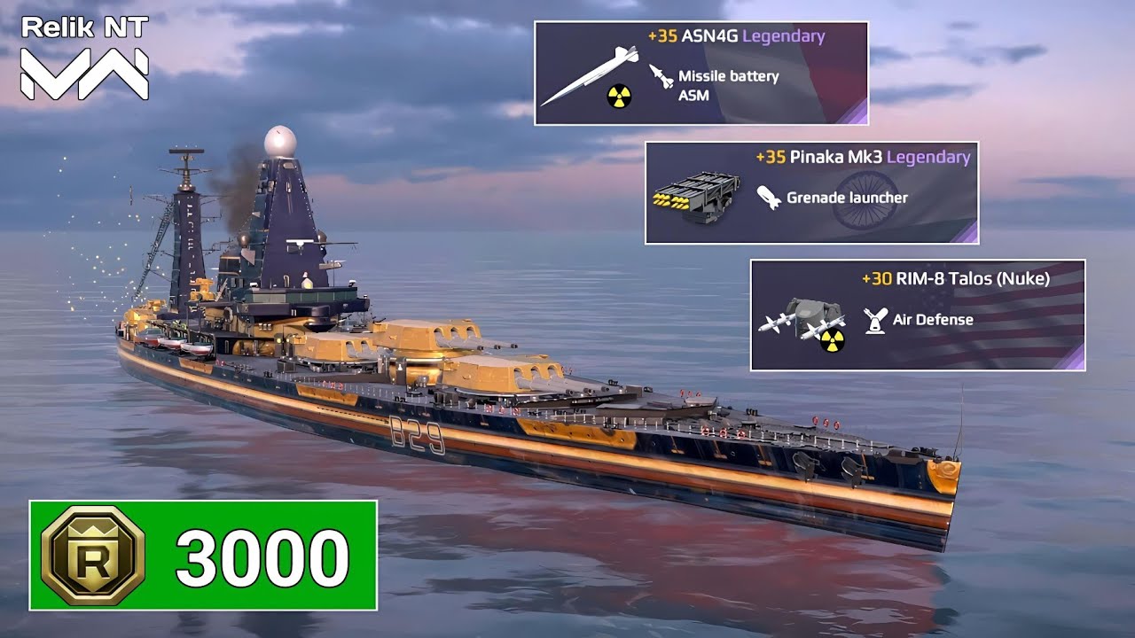 Ranked Store Battleship With Ranked Store Build 🔥 Hms Rodney - Modern Warships 