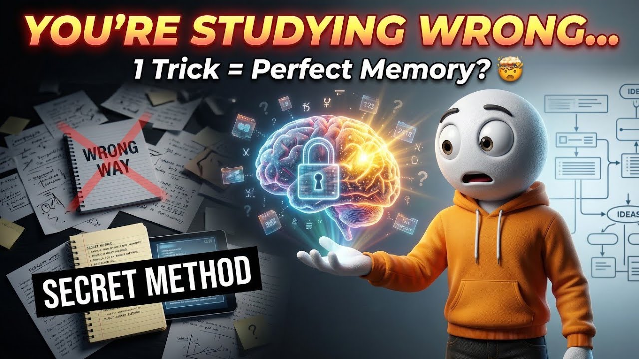 Stop Making This Study Mistake! | How to Trick Your Brain to Remember Anything