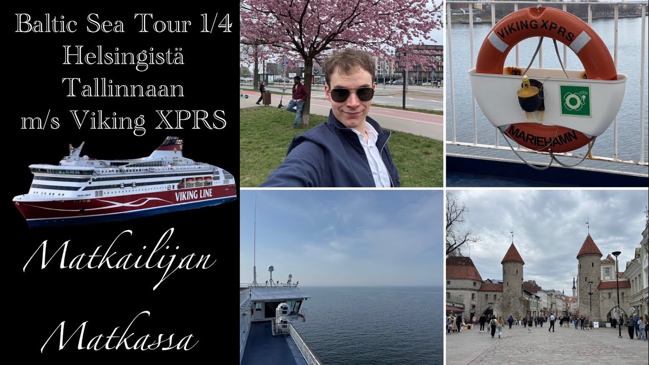 Risteily Viking XPRS:llä Helsingistä Tallinnaan | Baltic Sea Tour osa 1/4