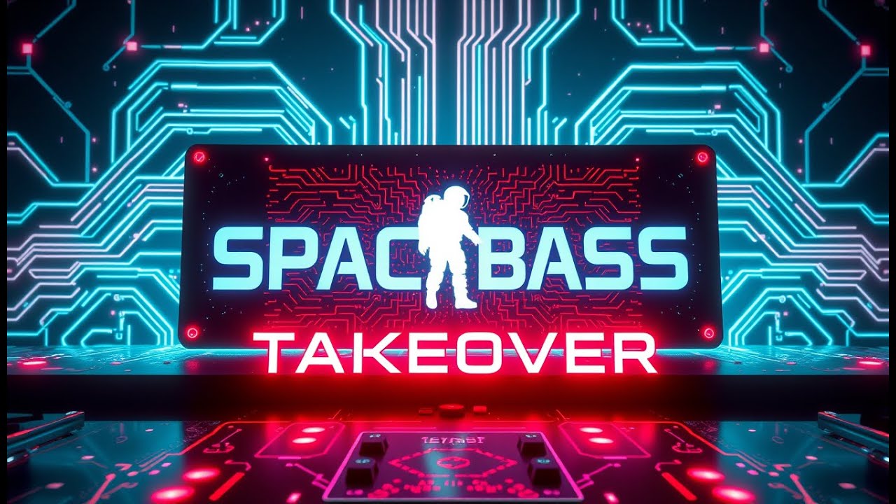 Parkbreezy - Spacebass Takeover Radio [Trippy Audio Visualizer]