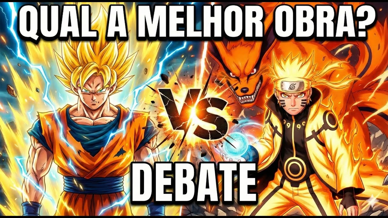 DRAGON BALL x NARUTO: Qual a Melhor Obra? O Debate FINAL! 🔥🟠 | #dragonball #dragonballz #naruto