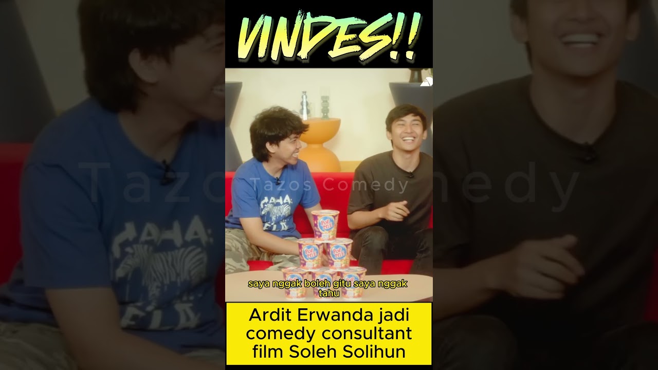 Ardit Erwandha jadi comedy consultant di film Soleh Solihun #vindes #vincent #shortsvideo