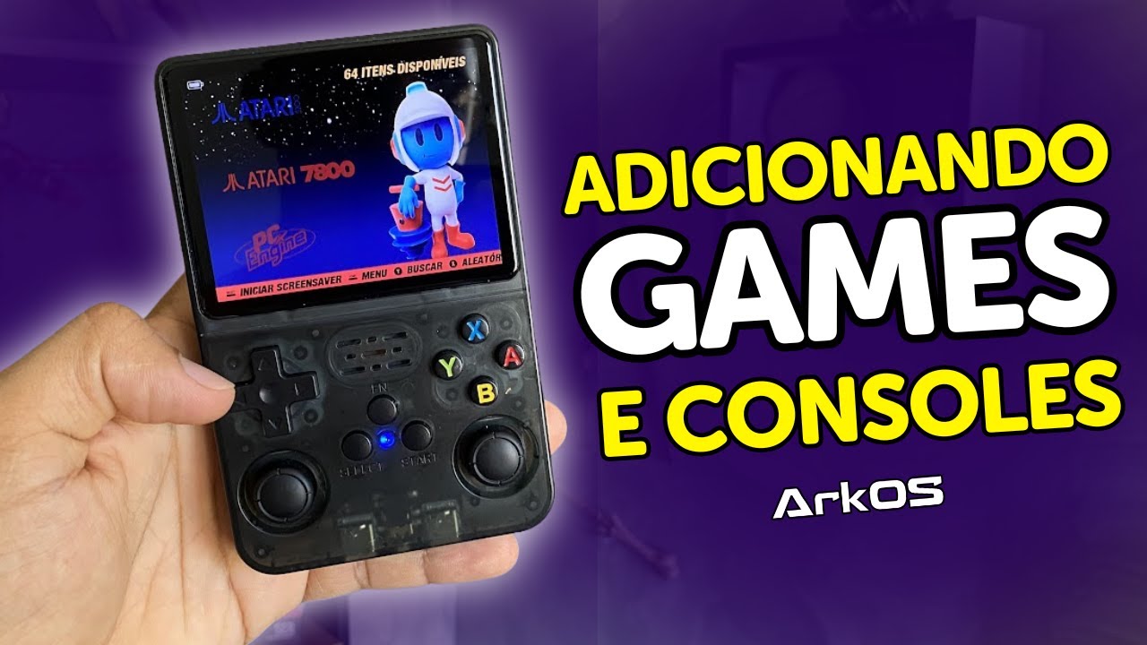 Como ADICIONAR GAMES nos CONSOLES com ArkOS (R36S/R35S/RG351V/RG351P/RGB20S...)