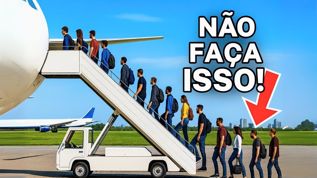 NÃO ENTRE NO AVIÃO SEM SABER DISSO! 7 Segredos Chocantes Que NINGUÉM te conta