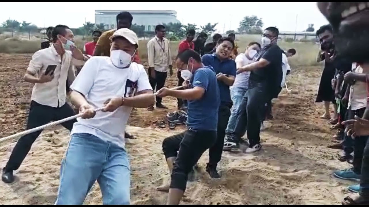 Tug of war between Chinese& Indian employees#Wingtech#||sports event||WINGTECH INTERNATIONAL#