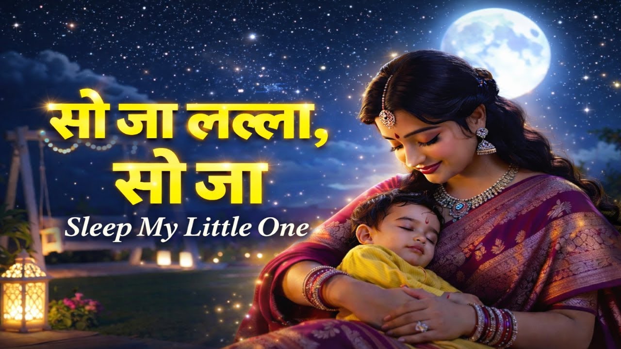 सो जा लल्ला, सो जा 😴 | 3 मिनट में बच्चे को सुलाने वाली माँ की लोरी | Hindi Baby Sleep Song