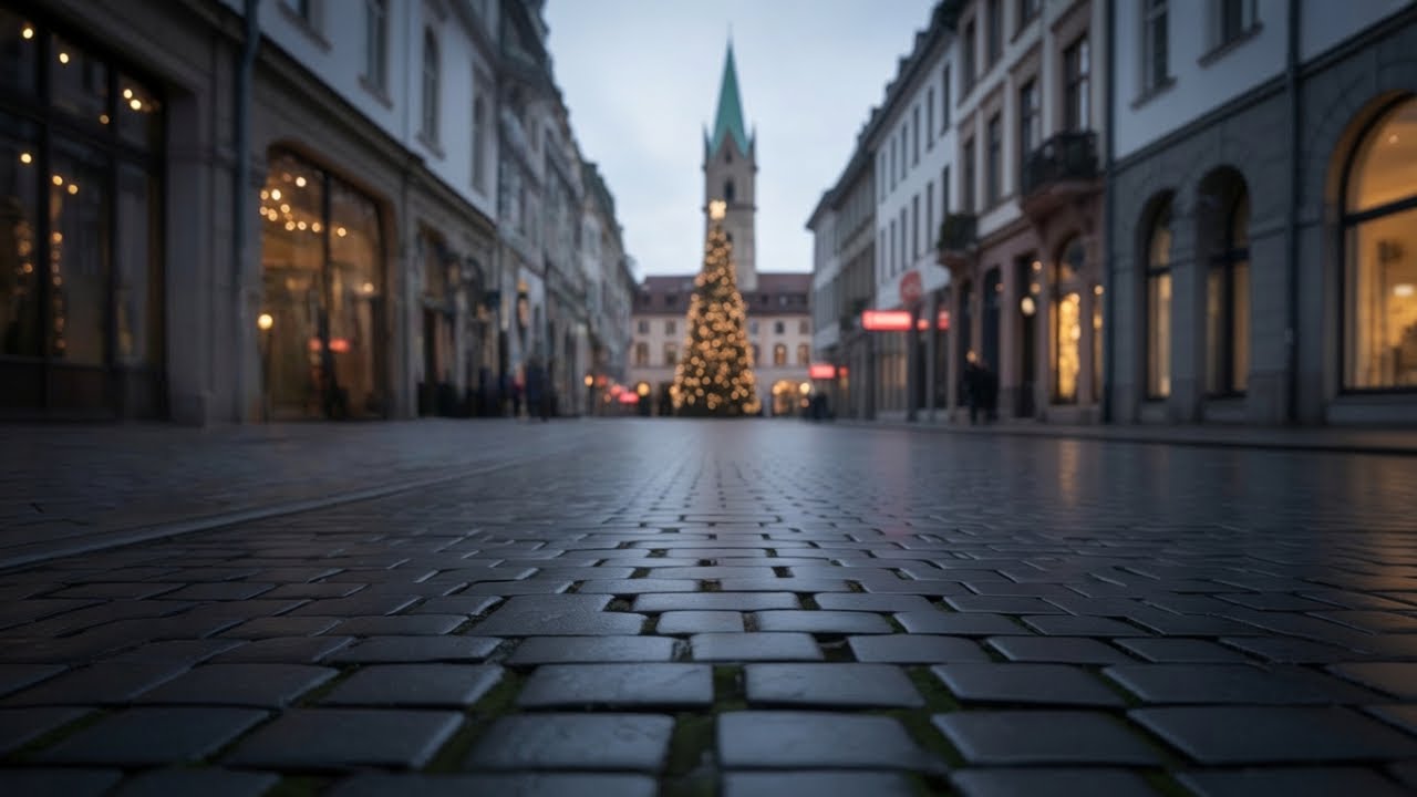 Konstanz after Christmas | Peaceful German lakeside | Empty streets of Konstanz, Germany in winter