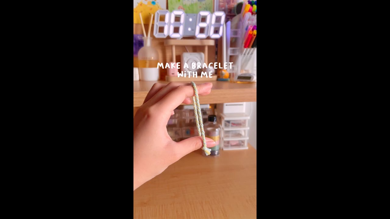 make a kumihimo bracelet with me! 💫