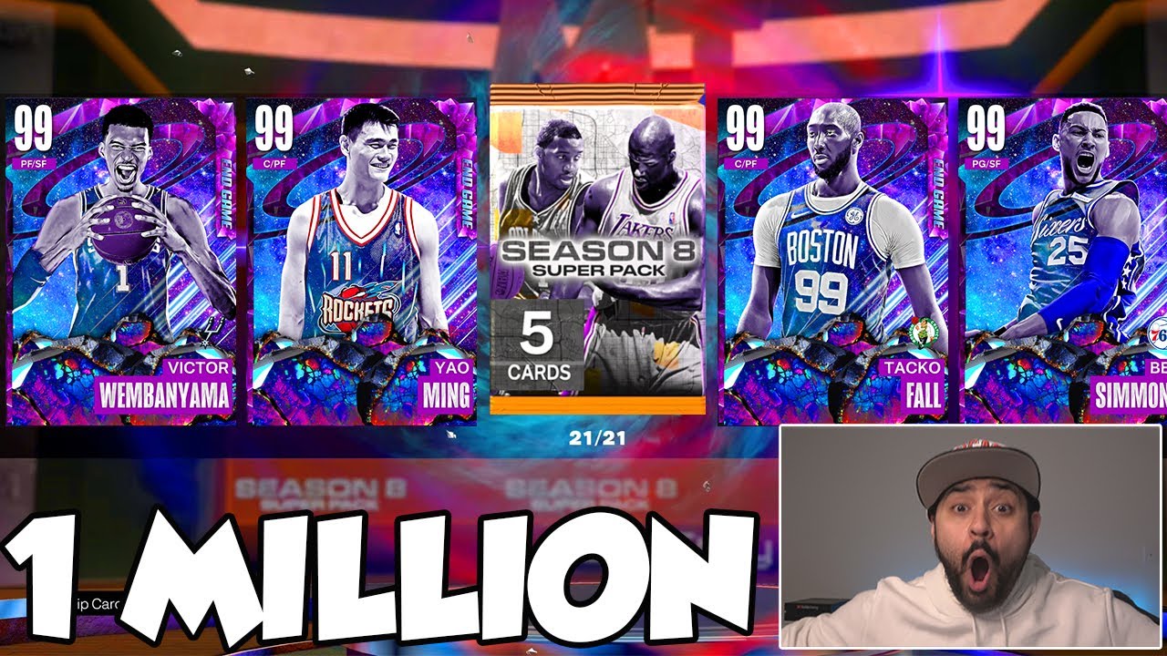 We Pulled the MOST ENDGAMES! I Spent 1 Million VC on Guaranteed Dark Matter Packs! NBA 2K23 MyTeam