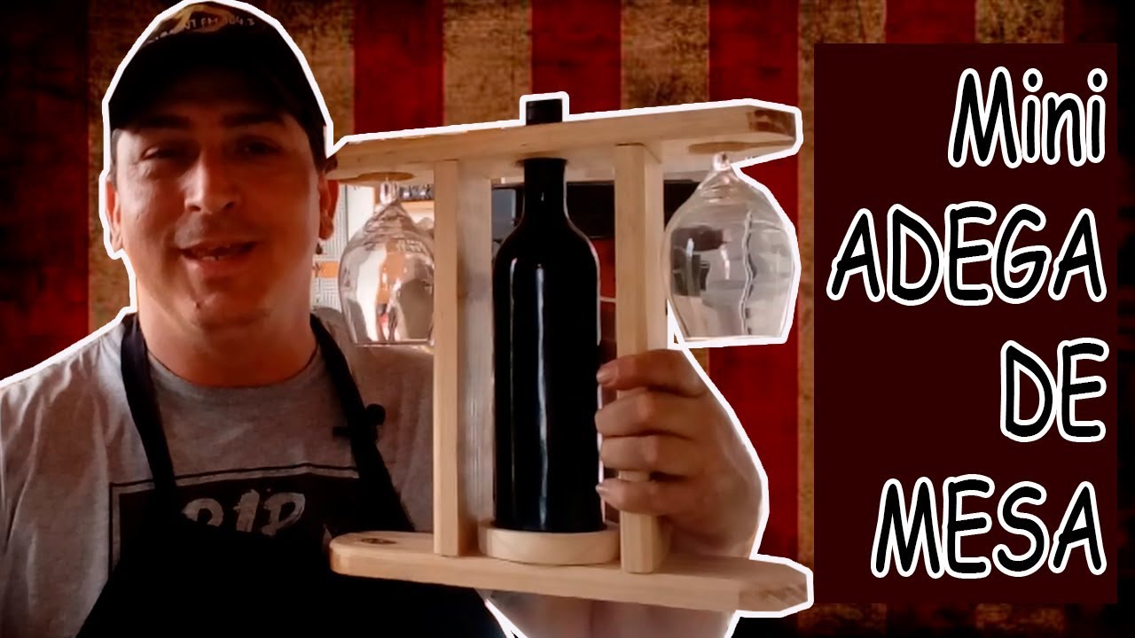 Mini adega de mesa