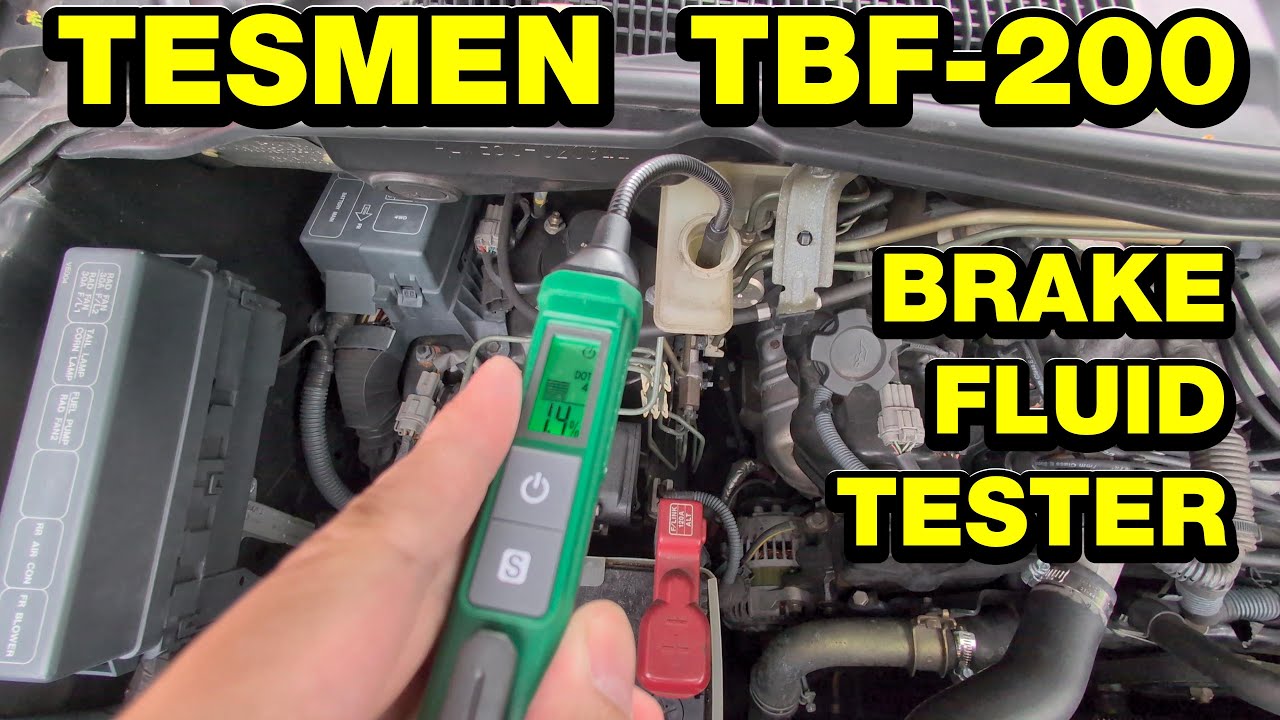 Brake fluid tester - Tesmen TBF-200 - Makes brake health check easy peasy!