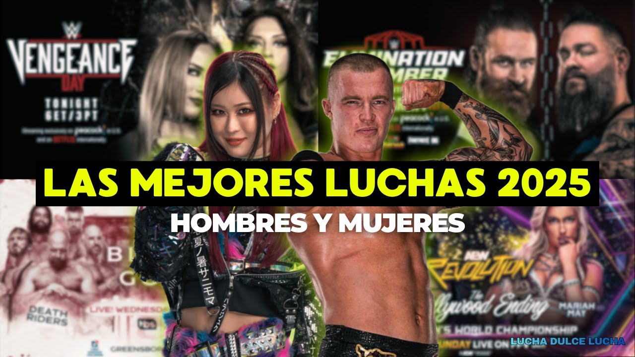 Las LUCHAS MÁS MEMORABLES de 2025 (WWE, AEW, CMLL, STARDOM) | LDL