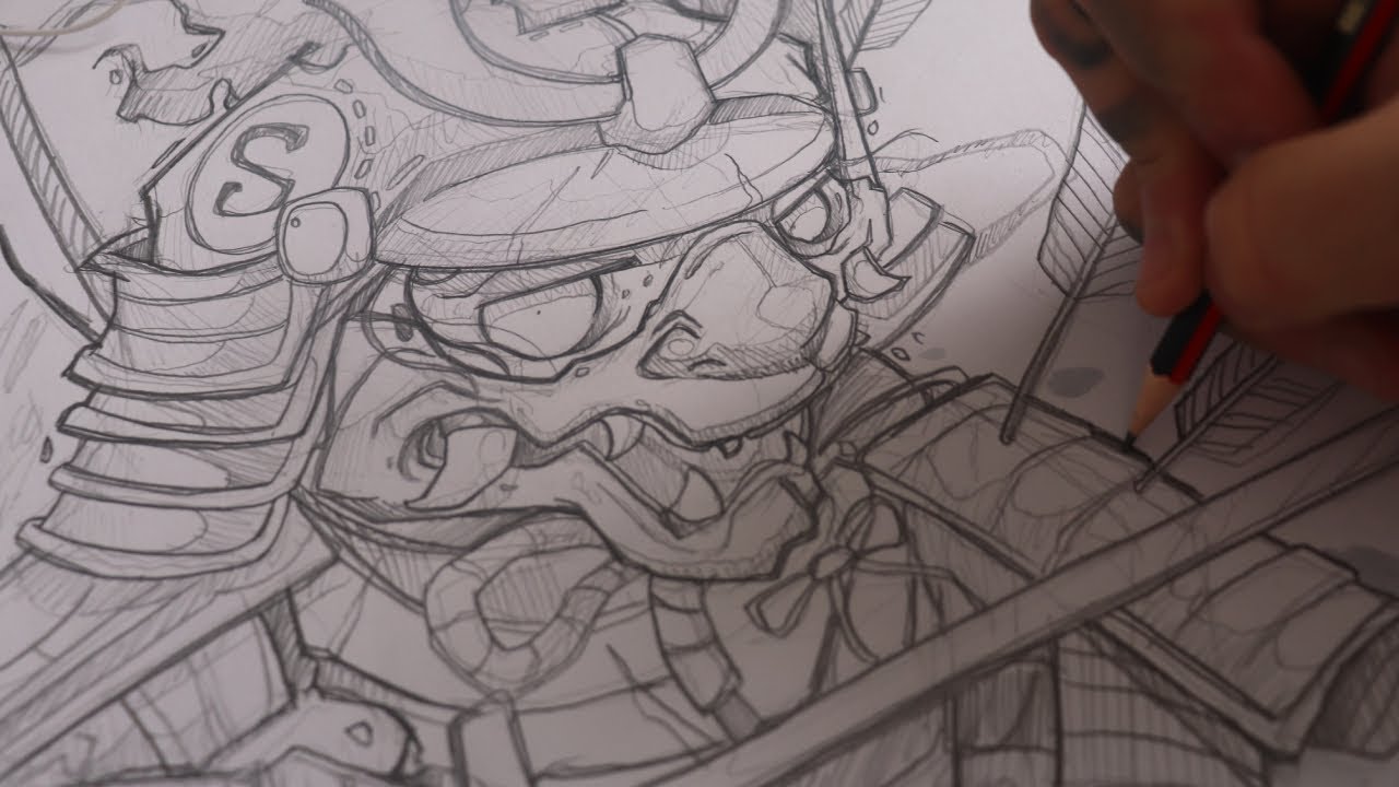 How To Draw A Samurai