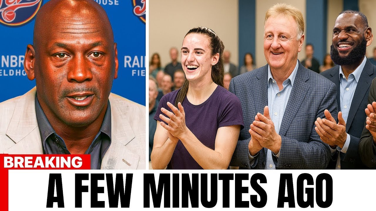 Michael Jordan’s Speech to Caitlin Clark SHOCKS the World — Standing Ovation Says It All